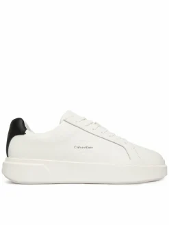 Sneakers Chunky Cupsole Laceup Lth YM0YM01344 Bianco