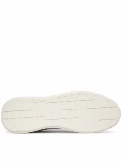 Sneakers Chunky Cupsole Laceup Lth YM0YM01344 Bianco