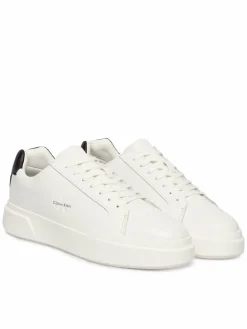 Sneakers Chunky Cupsole Laceup Lth YM0YM01344 Bianco