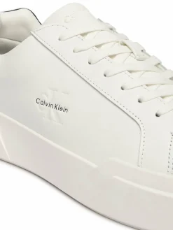 Sneakers Chunky Cupsole Laceup Lth YM0YM01344 Bianco