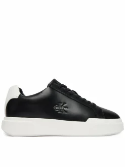 Sneakers Chunky Cupsole Laceup Lth YM0YM01344 Nero