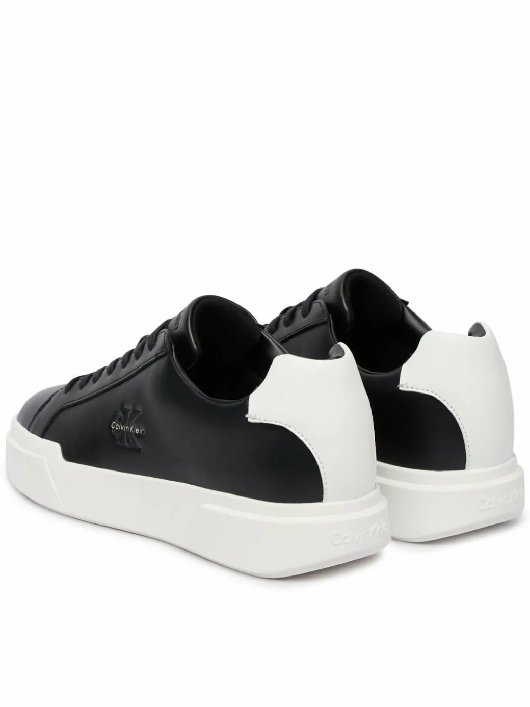 Sneakers Chunky Cupsole Laceup Lth YM0YM01344 Nero
