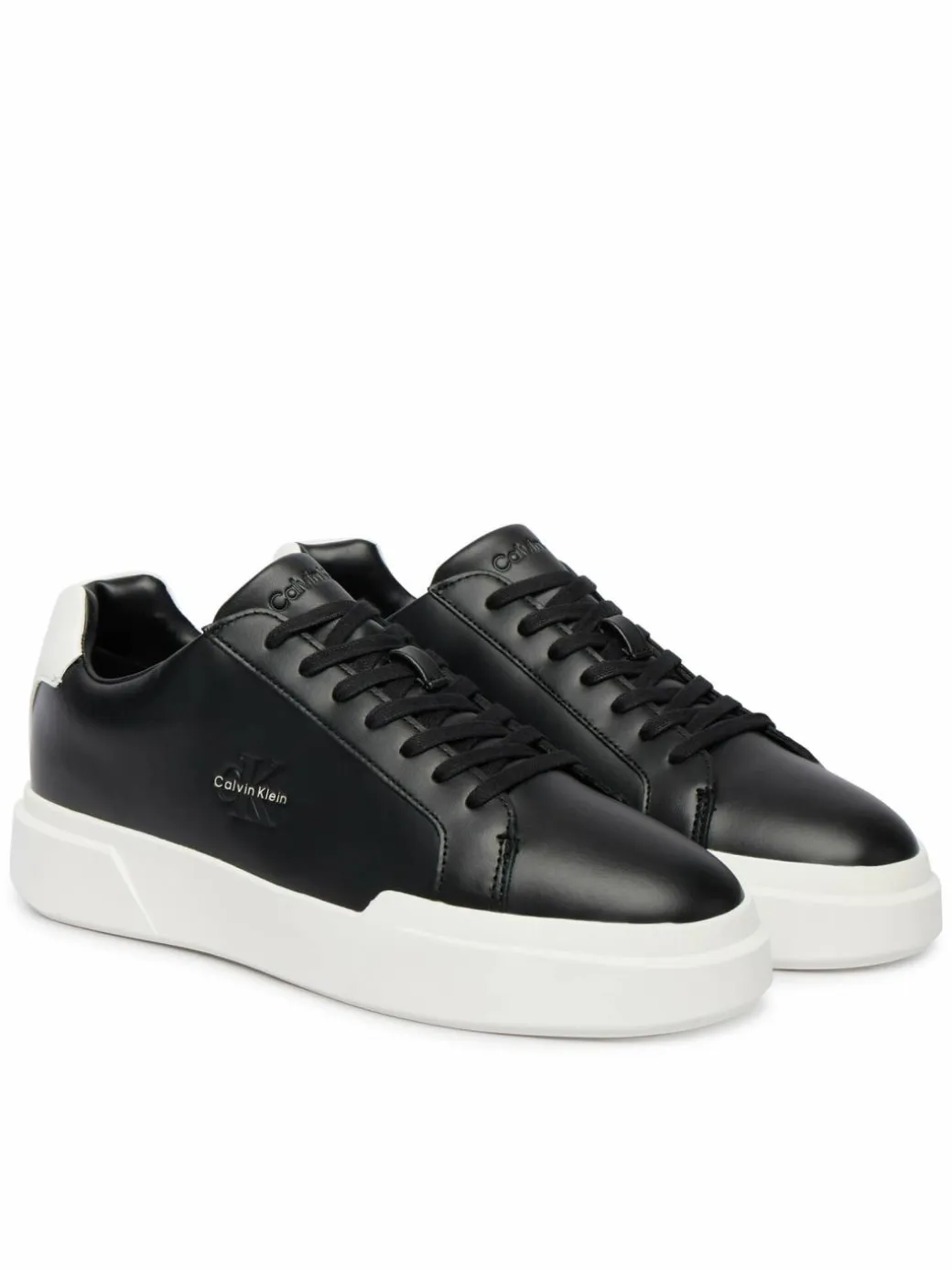Sneakers Chunky Cupsole Laceup Lth YM0YM01344 Nero