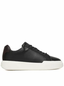 Sneakers Chunky Cupsole Laceup Clean Lth HM0HM02239 Nero