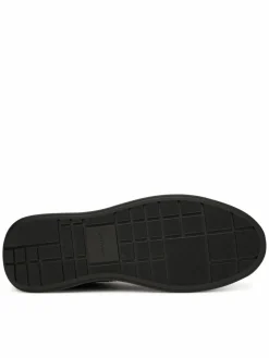 Sneakers Chunky Cupsole Laceup Lth Aop YM0YM01383 Nero