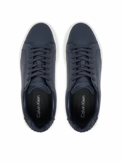 Sneakers Chunky Cupsole Laceup Lth Bt Aop HM0HM02070 Blu scuro