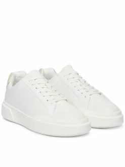 Sneakers Chunky Cupsole Laceup Lth Bt Aop HM0HM02070 Bianco