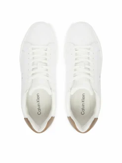 Sneakers Chunky Cupsole Laceup Lth YM0YM01344 Bianco