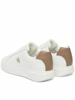 Sneakers Chunky Cupsole Laceup Lth YM0YM01344 Bianco