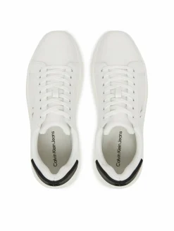 Sneakers Chunky Cupsole Ru Patch Lth YM0YM01296 Bianco