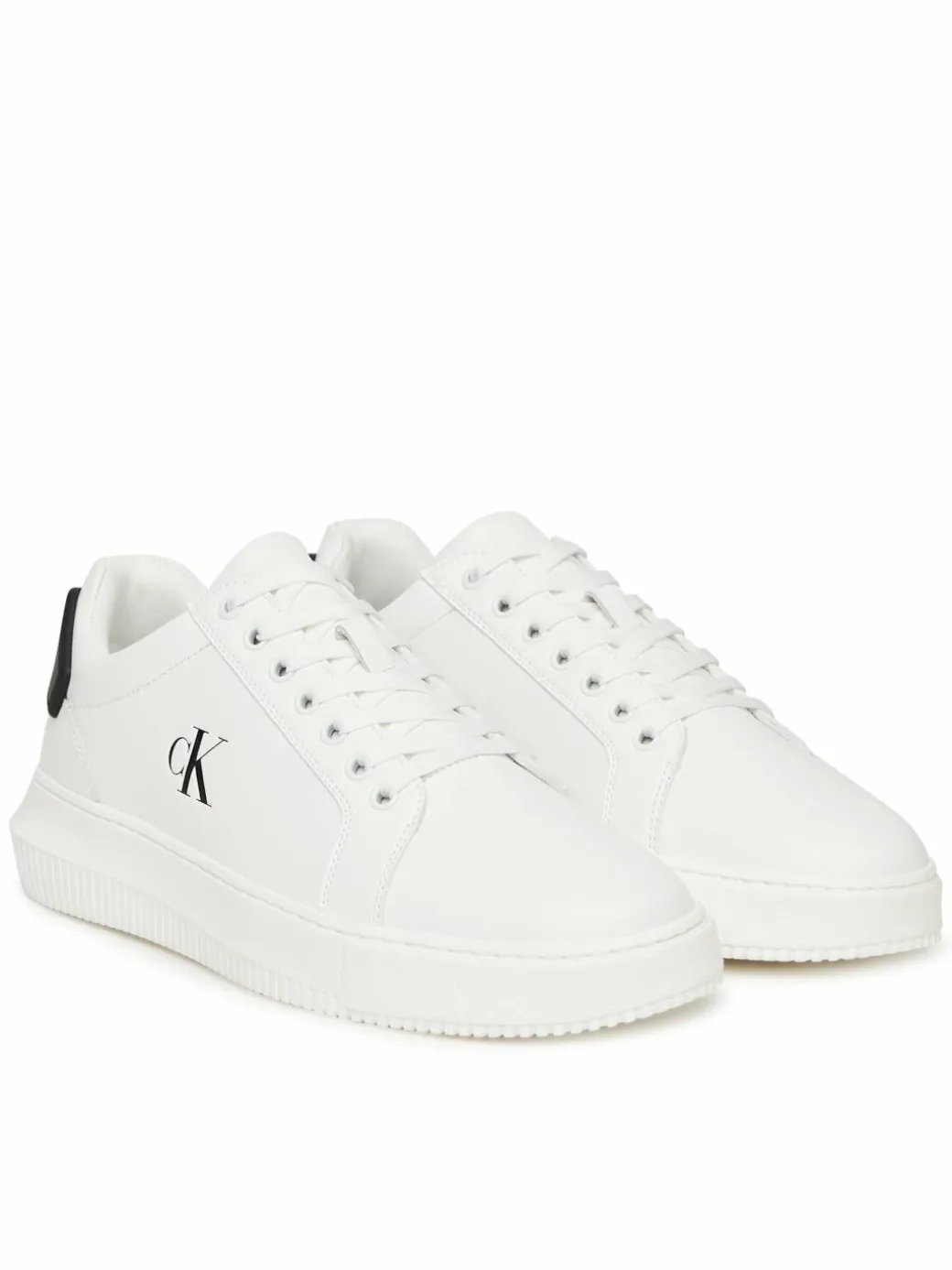 Sneakers Chunky Cupsole Ru Patch Lth YM0YM01296 Bianco