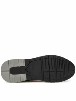 Sneakers City Runner Laceup Lth Mix HM0HM02309 Nero