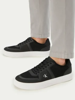 Sneakers Claccic Cups Laceup Knit HM0HM02130 Nero