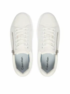 Sneakers Classic Cup Laceup Zip Lth YM0YM01437 Bianco