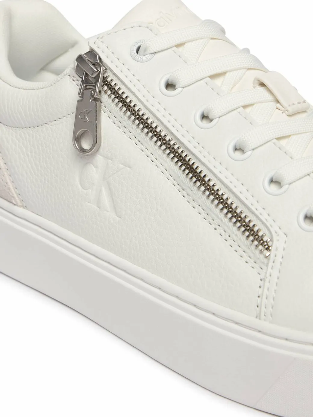 Sneakers Classic Cup Laceup Zip Lth YM0YM01437 Bianco