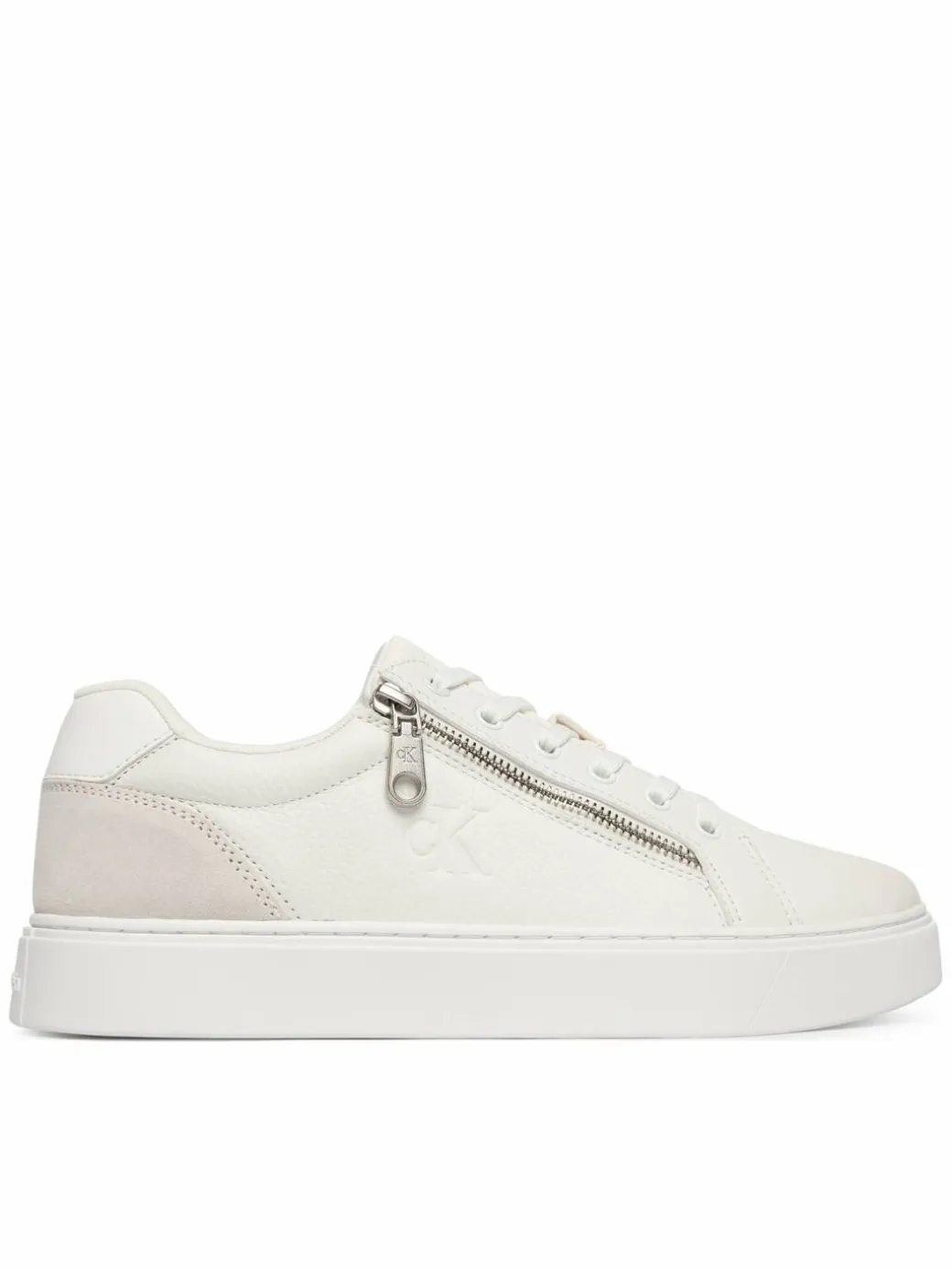 Sneakers Classic Cup Laceup Zip Lth YM0YM01437 Bianco