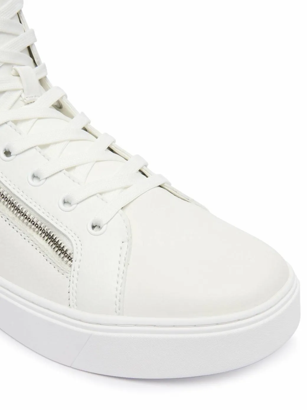 Sneakers Classic Cup Mid Laceup Zip Lth YM0YM01428 Bianco