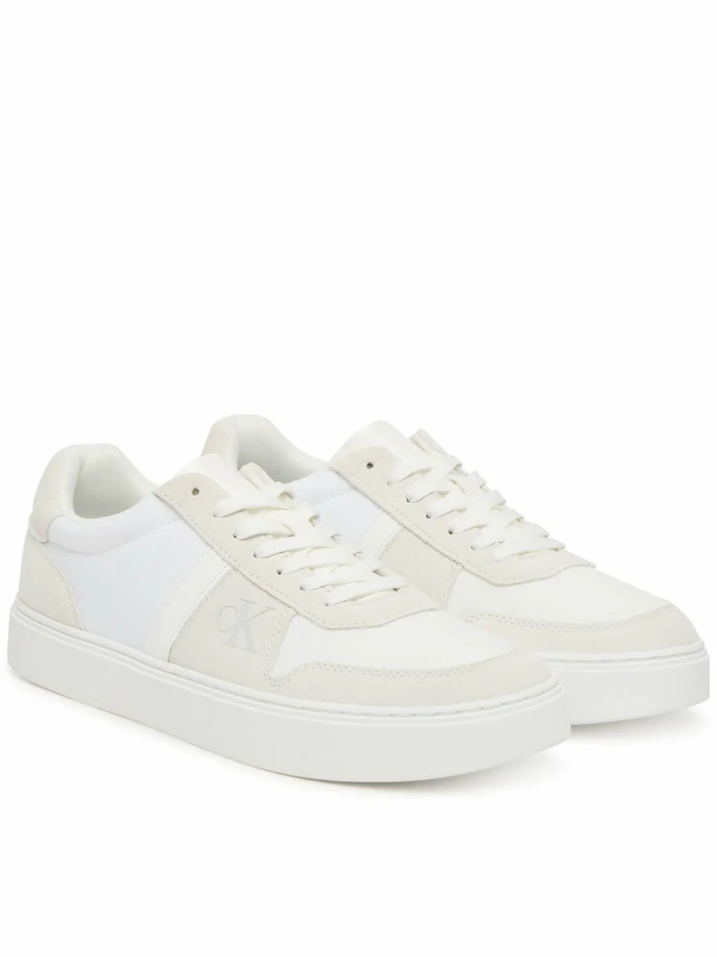 Sneakers Classic Cups Lace Mix Emb Tongue YM0YM01395 Bianco