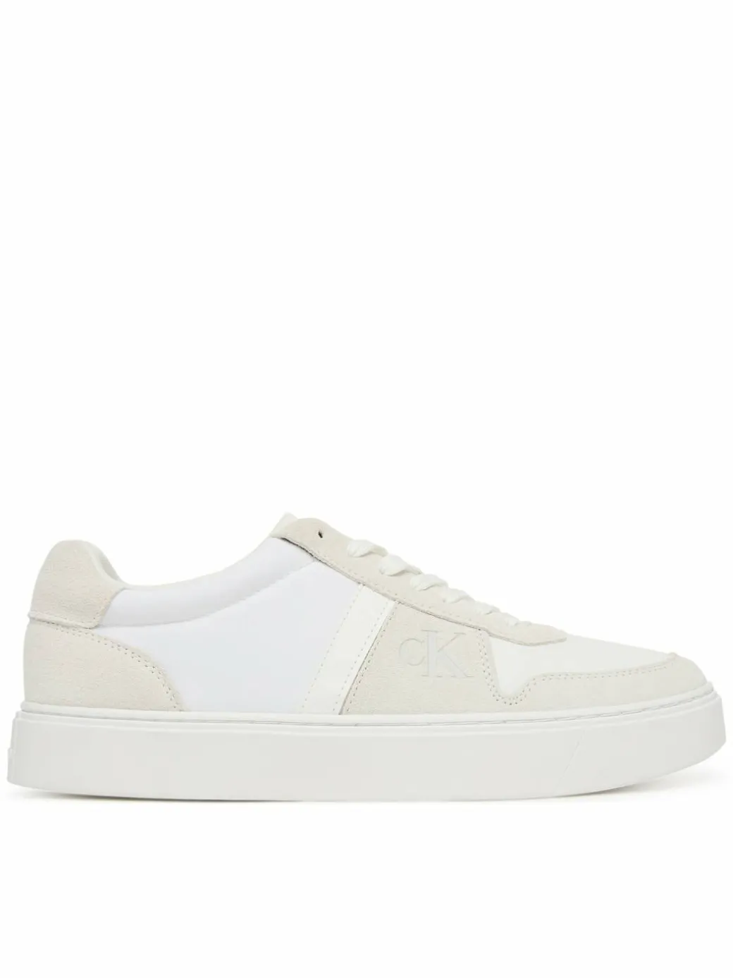 Sneakers Classic Cups Lace Mix Emb Tongue YM0YM01395 Bianco