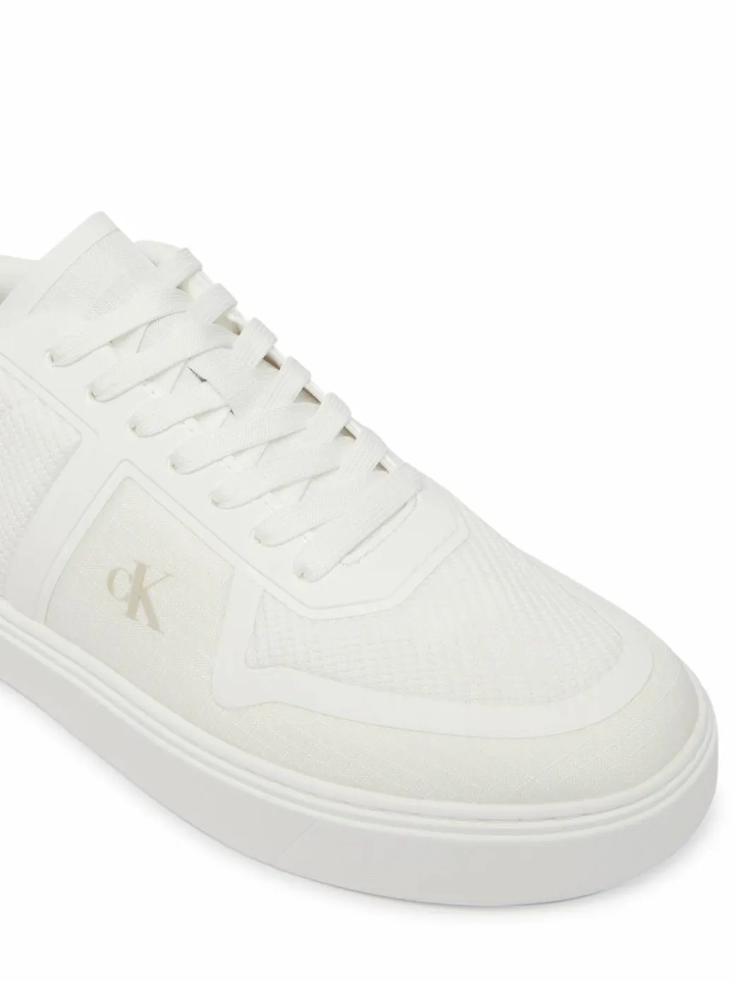 Sneakers Classic Cups Laceup Knit HM0HM02130 Bianco