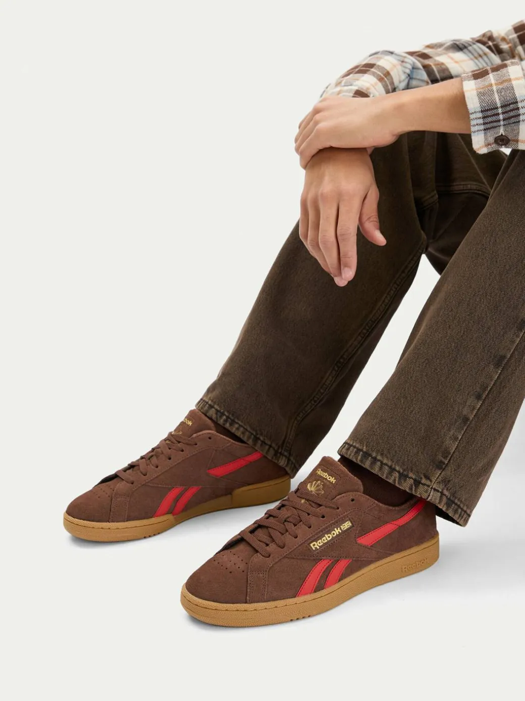 Sneakers EO-CLUB C GROUNDS UK 100228143 Marrone