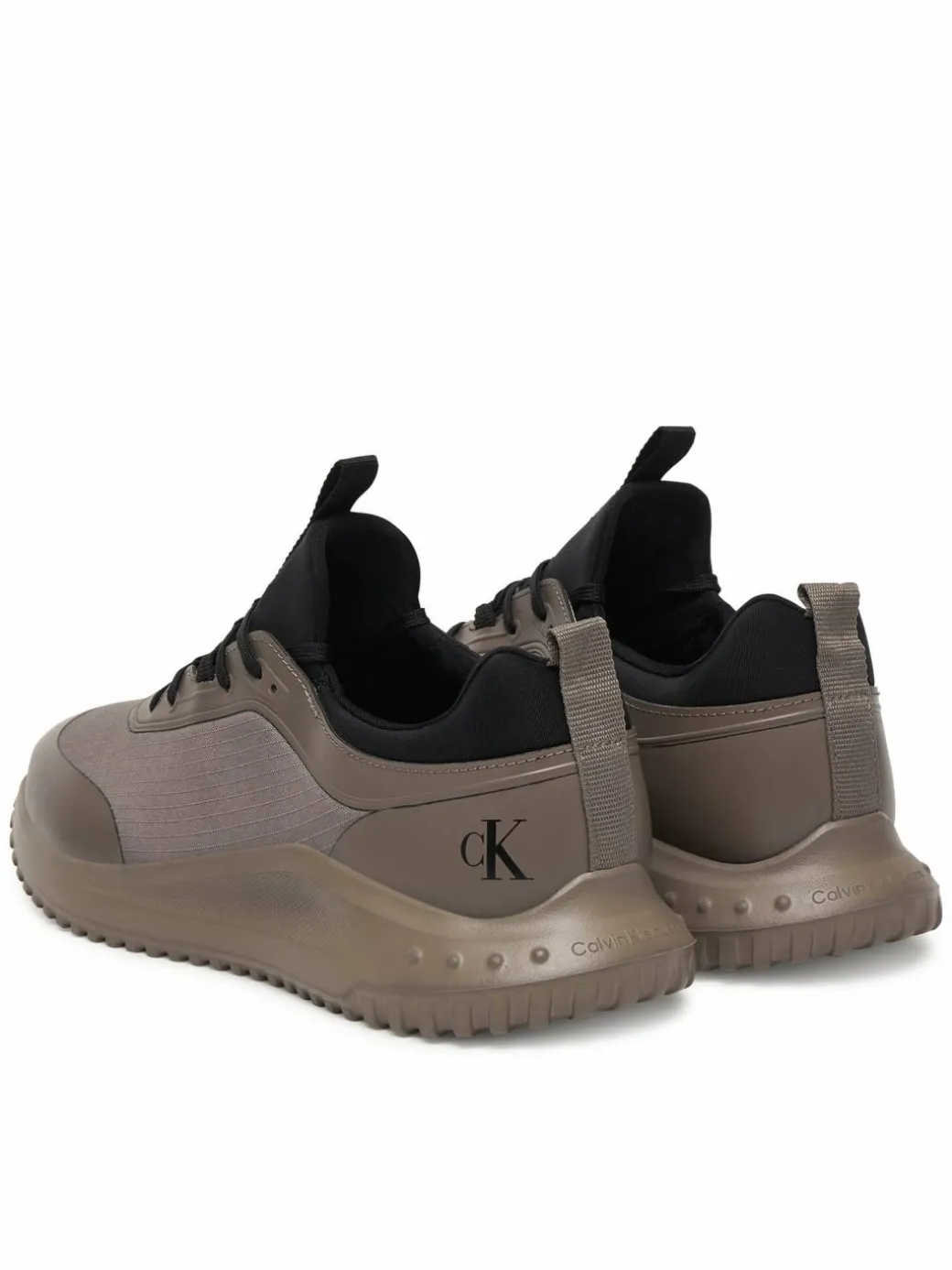 Sneakers Eva Runner Laceup Sock Mat Mix YM0YM01443 Marrone