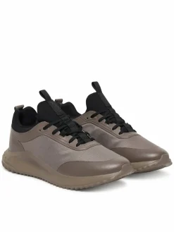 Sneakers Eva Runner Laceup Sock Mat Mix YM0YM01443 Marrone