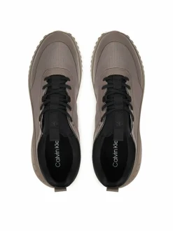 Sneakers Eva Runner Laceup Sock Mat Mix YM0YM01443 Marrone