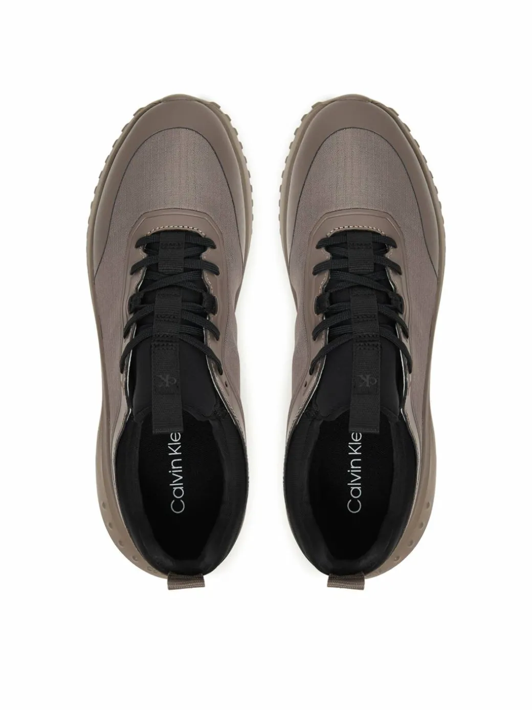 Sneakers Eva Runner Laceup Sock Mat Mix YM0YM01443 Marrone