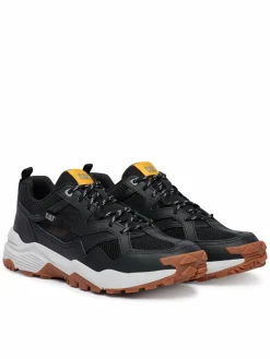 Sneakers Grapple Leather Mesh P726658 Nero