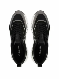 Sneakers Hike Runner Ck Stripe Mix Ny-Su HM0HM02220 Nero