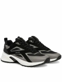 Sneakers Hike Runner Ck Stripe Mix Ny-Su HM0HM02220 Nero