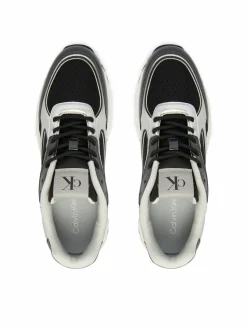 Sneakers Hike Runner Laceup Mesh Mix Met YM0YM01402 Nero