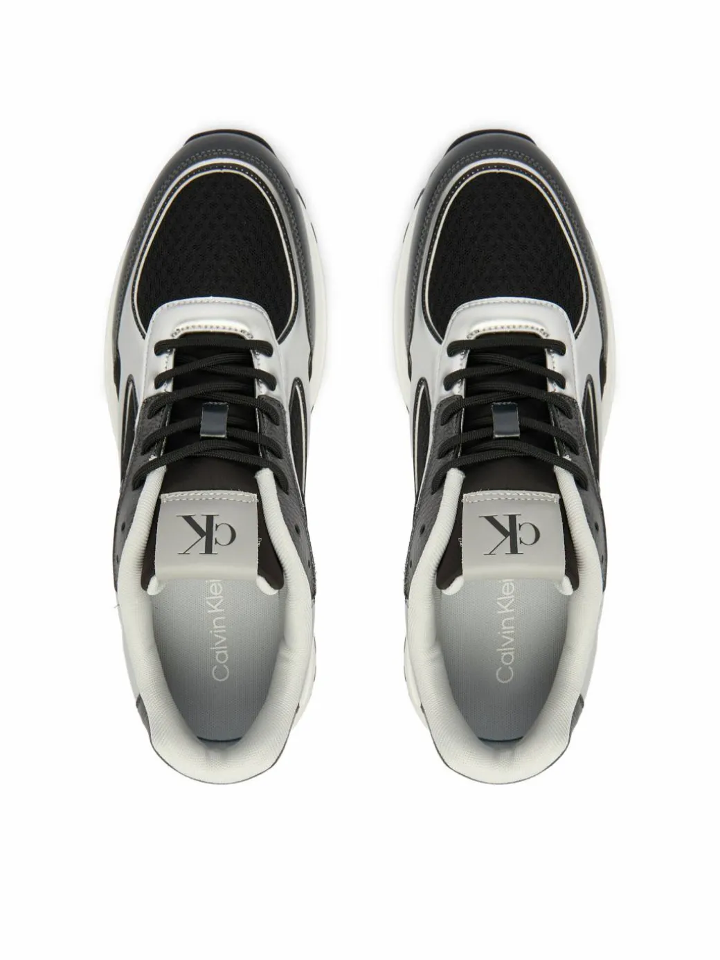 Sneakers Hike Runner Laceup Mesh Mix Met YM0YM01402 Nero