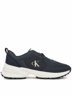 Sneakers Hike Runner Lace Up Su Mesh HM0HM02448 Blu scuro