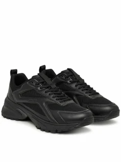 Sneakers Hike Runner Laceup Strip M-Lt HM0HM02154 Nero