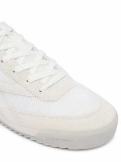 Sneakers Low Pro Runner Mix Mat HM0HM02208 Bianco