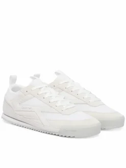 Sneakers Low Pro Runner Mix Mat HM0HM02208 Bianco