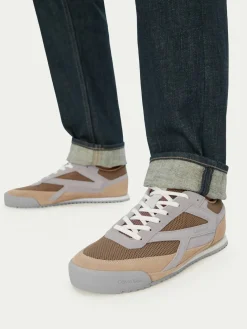 Sneakers Low Pro Runner Mix Mat HM0HM02208 Marrone