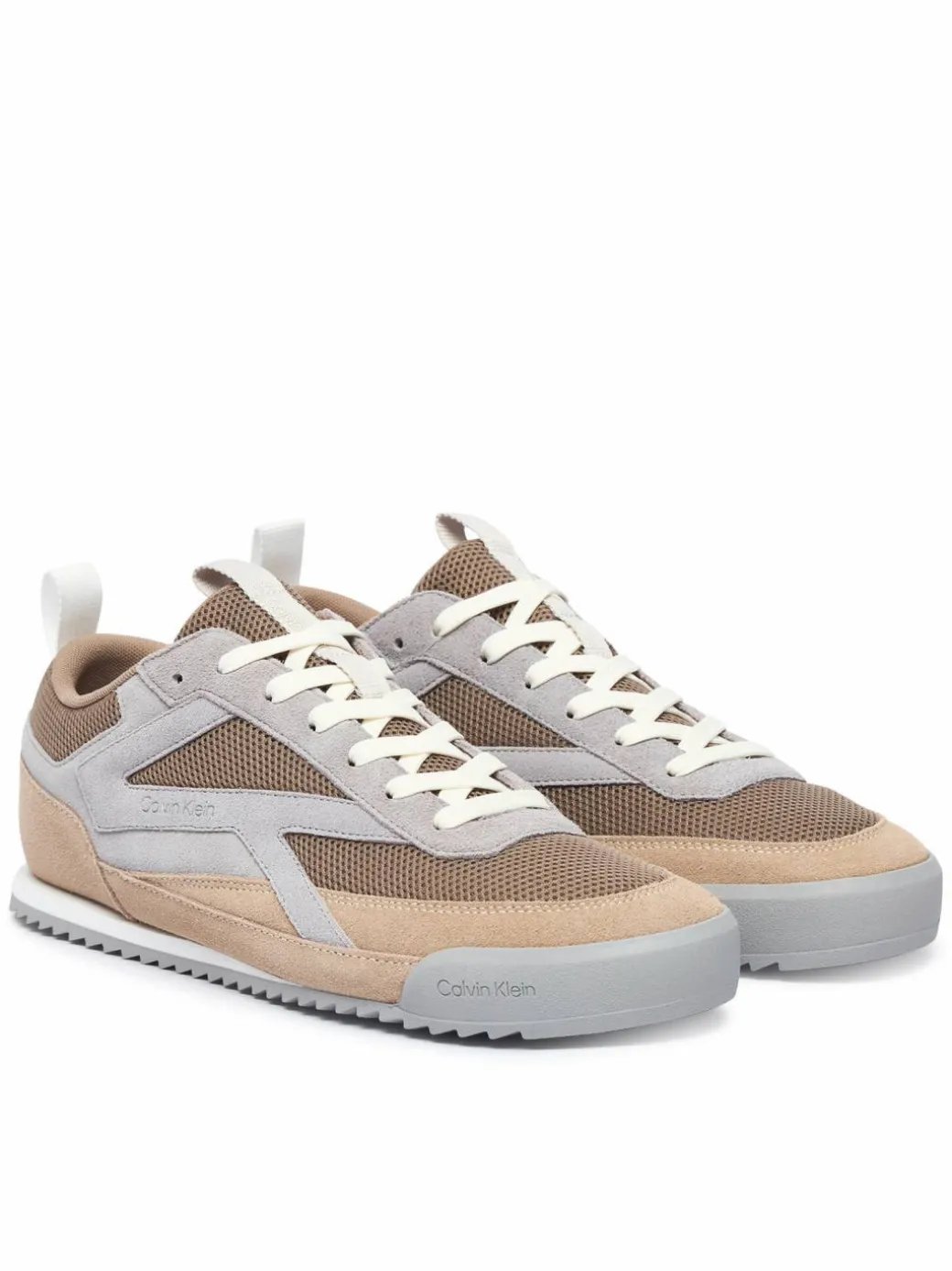Sneakers Low Pro Runner Mix Mat HM0HM02208 Marrone