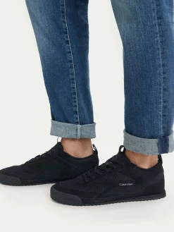 Sneakers Low Pro Runner Mix Mat HM0HM02208 Nero