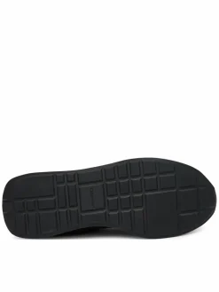Sneakers Retro Runner Sock Laceup Mix YM0YM01414 Nero