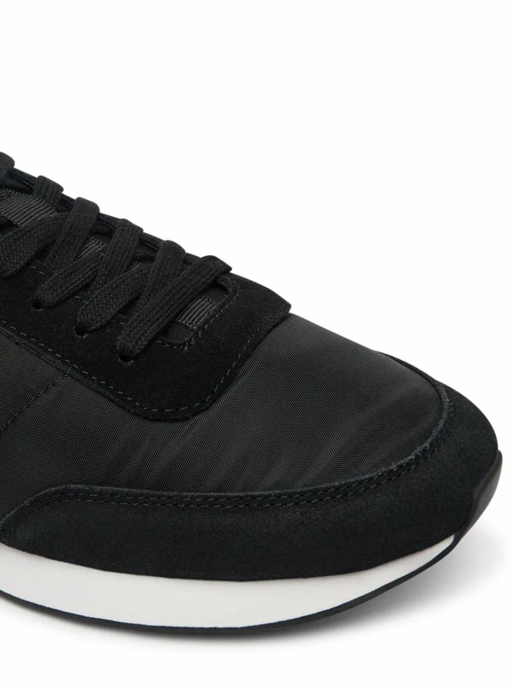 Sneakers Retro Runner Sock Laceup Mix YM0YM01414 Nero