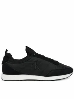 Sneakers Retro Runner Sock Laceup Mix YM0YM01414 Nero
