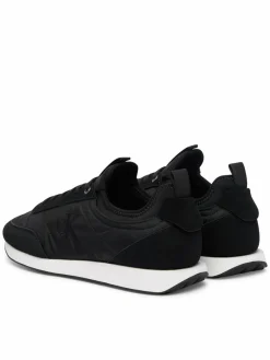 Sneakers Retro Runner Sock Laceup Mix YM0YM01414 Nero