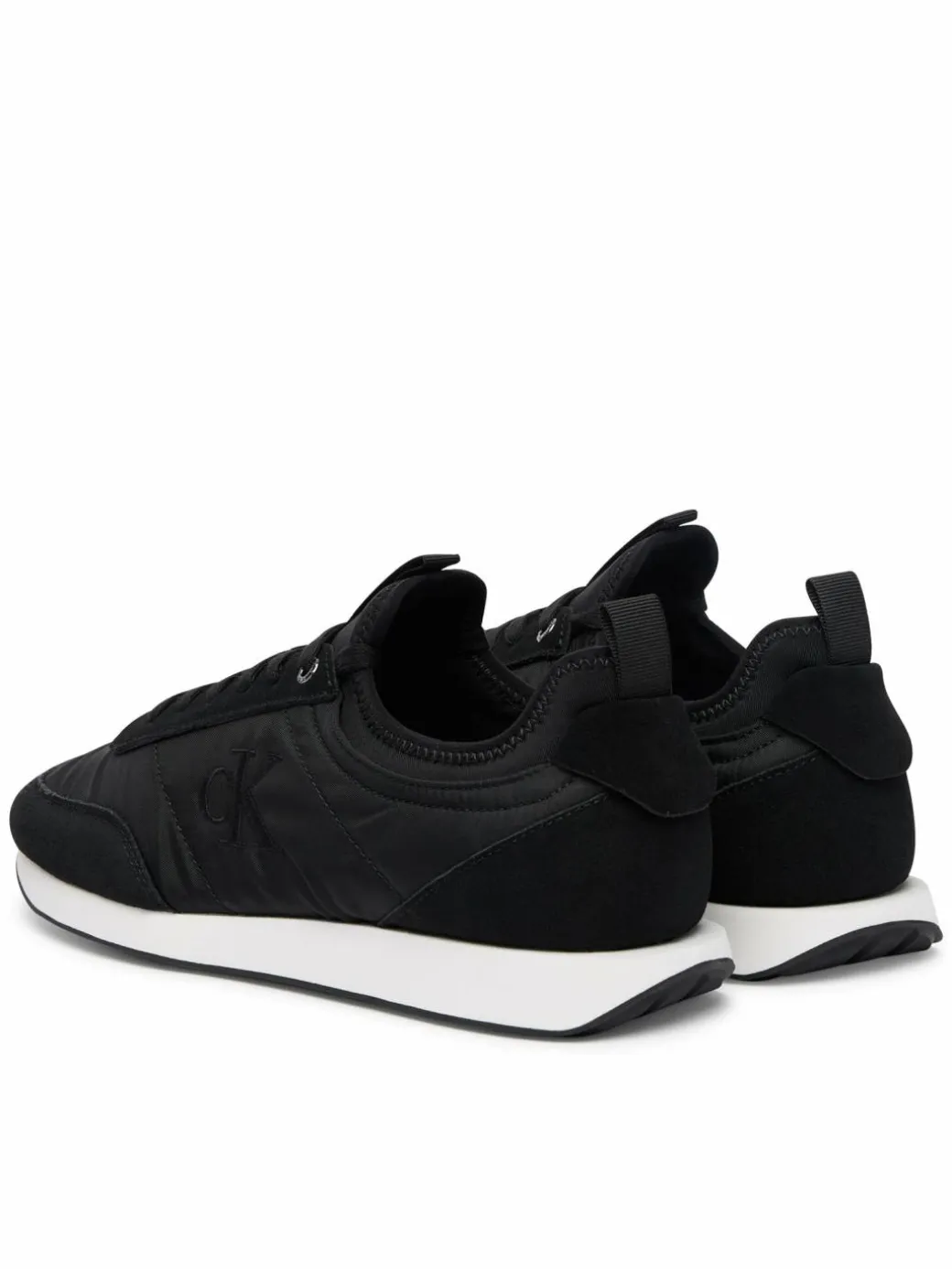 Sneakers Retro Runner Sock Laceup Mix YM0YM01414 Nero
