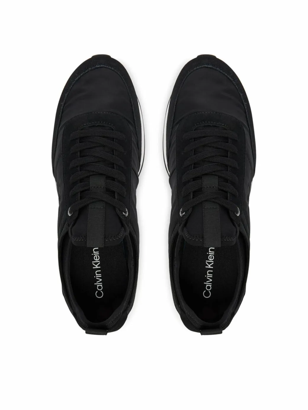 Sneakers Retro Runner Sock Laceup Mix YM0YM01414 Nero