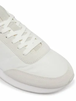 Sneakers Retro Runner Sock Laceup Mix YM0YM01414 Bianco