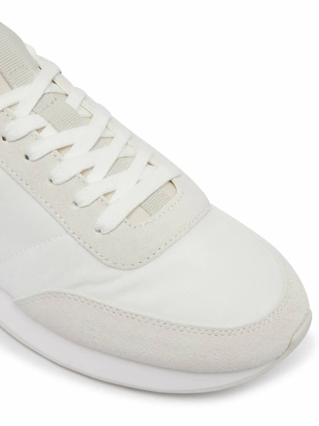 Sneakers Retro Runner Sock Laceup Mix YM0YM01414 Bianco