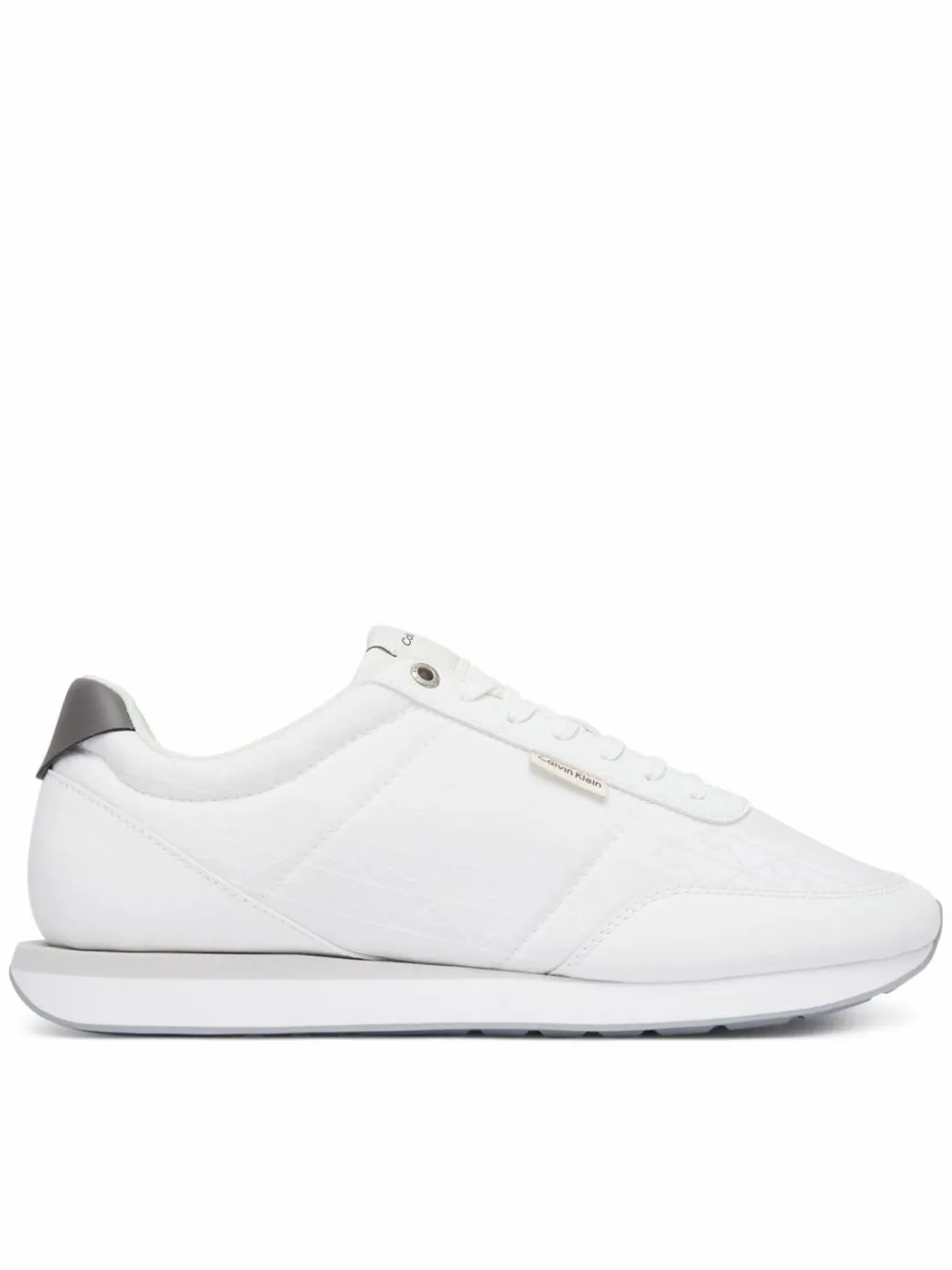 Sneakers Retro Runner T Lth Aop Ny HM0HM02213 Bianco